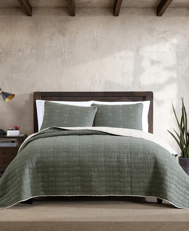 Eddie Bauer Troutdale Reversible 3-Pc. Quilt Set, King
