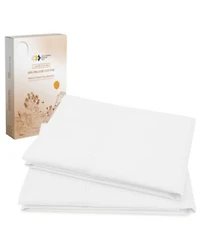 Authentic Percale Pillowcases Made From Gots Certified 100 Organic Cotton Classic Cool Crisp Comfort