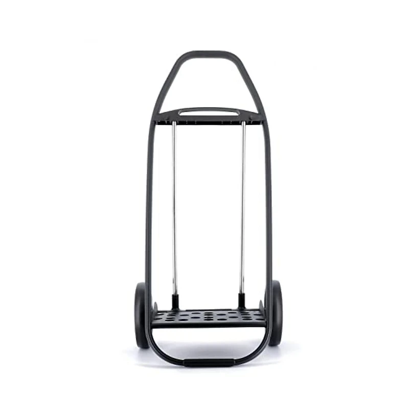 Rolser Com Tweed Black Tube 2 Big Wheel Shopping Trolley