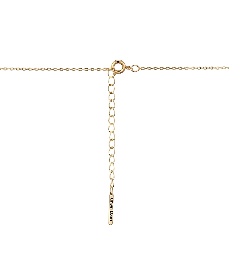 Unwritten Blue Cubic Zirconia Evil Eye and Hamsa Y-Necklace