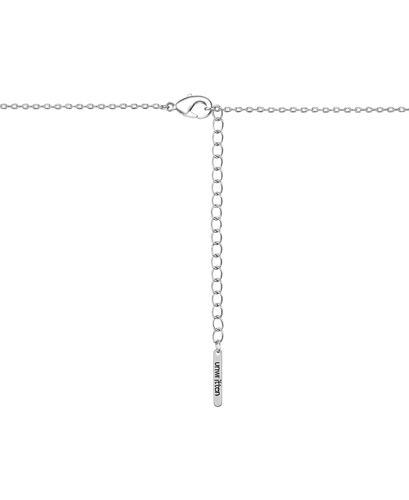 Unwritten Red Crystal Mother Daughter Friends Pendant Necklace