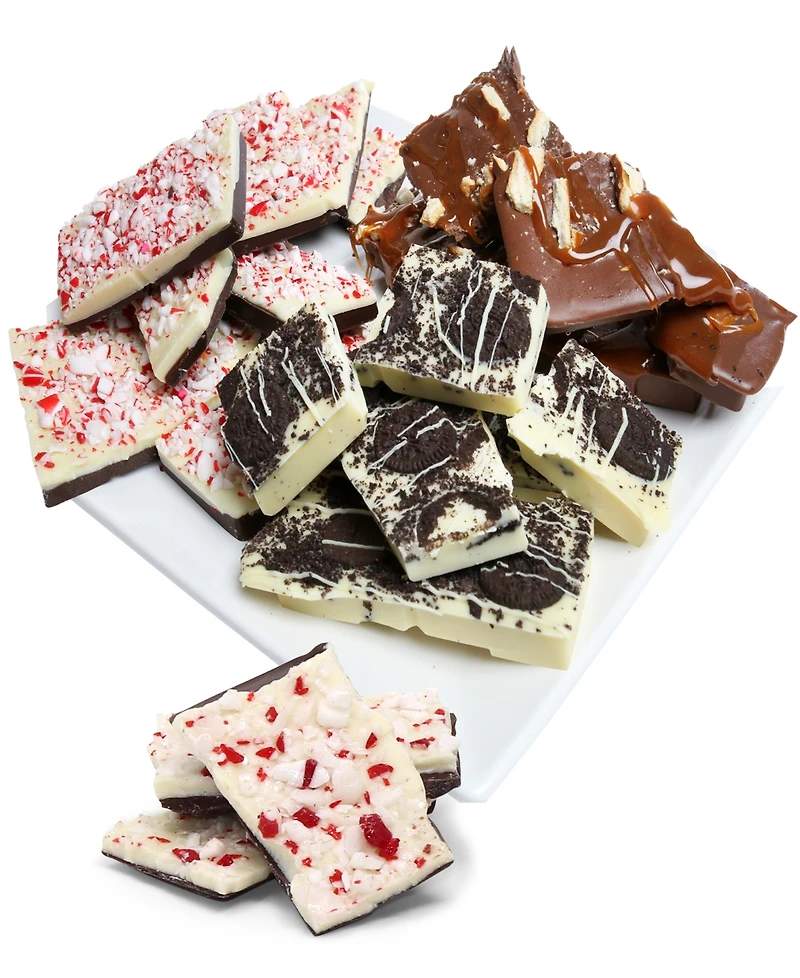 Chocolate Covered Company Holiday Belgian Chocolate Bark Trio