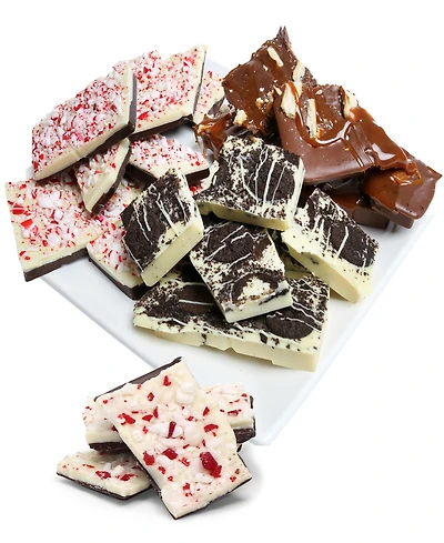 Chocolate Covered Company Holiday Belgian Chocolate Bark Trio