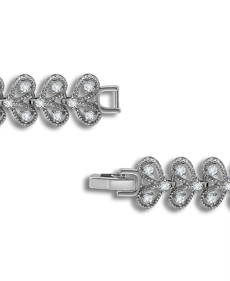 Macy's Cubic Zirconia Leaf Design Bracelet