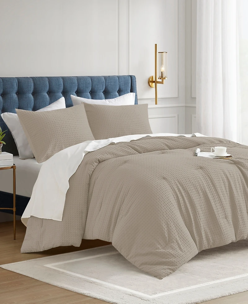 510 Design Mina Waffle Textured -Pc. Comforter Set
