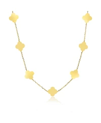 The Lovery Small Gold Clover Necklace