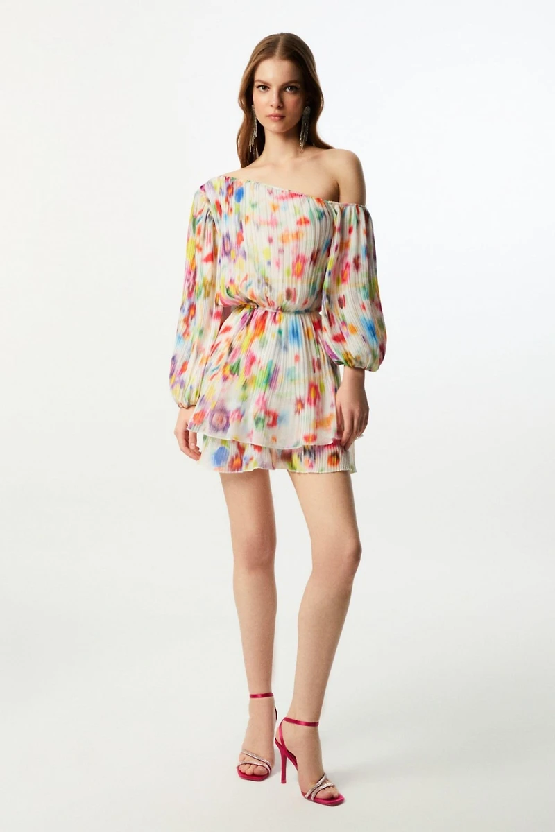 Women's Printed Flowy Dress