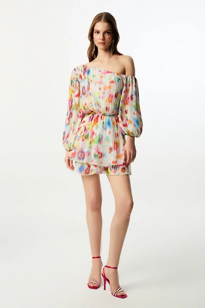 Women's Printed Flowy Dress
