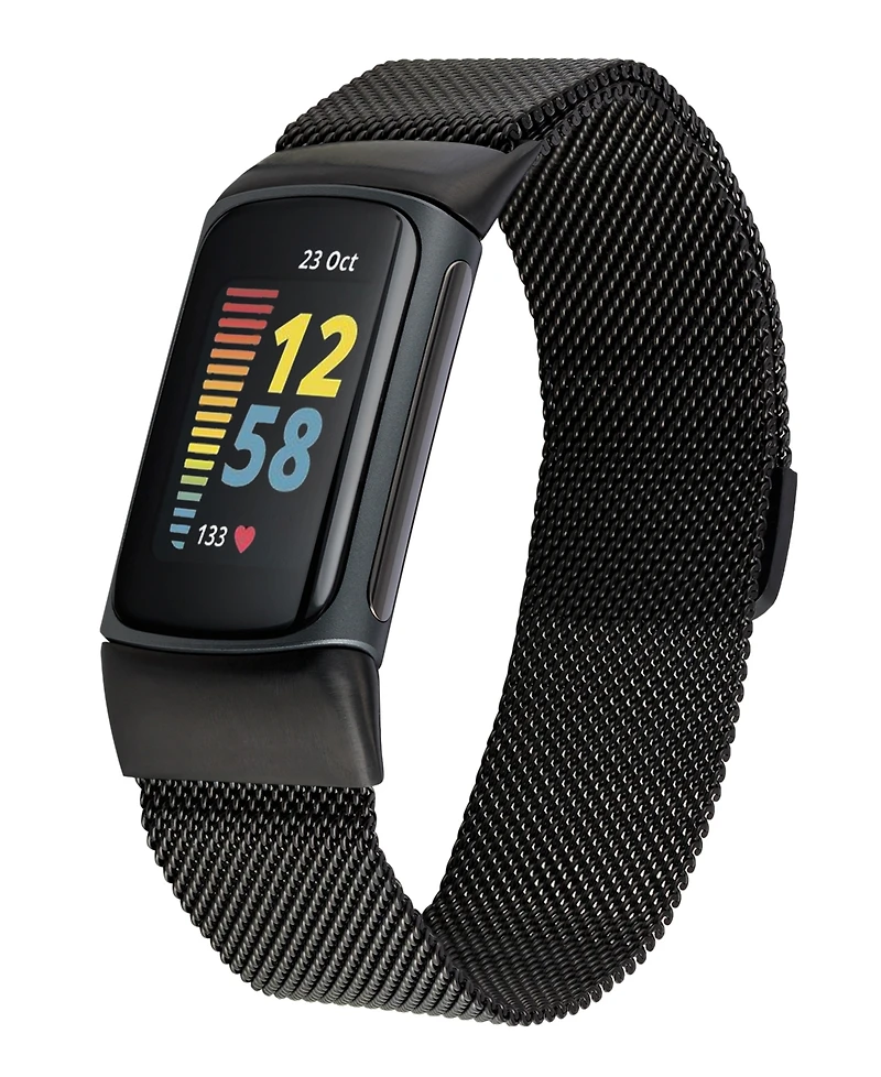 WITHit Multi Silicone and Stainless Steel Band Set Compatible with Fitbit Charge 5 and 6