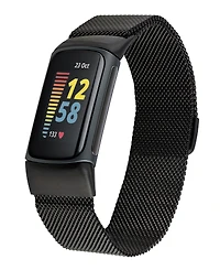 WITHit Multi Silicone and Stainless Steel Band Set Compatible with Fitbit Charge 5 and 6