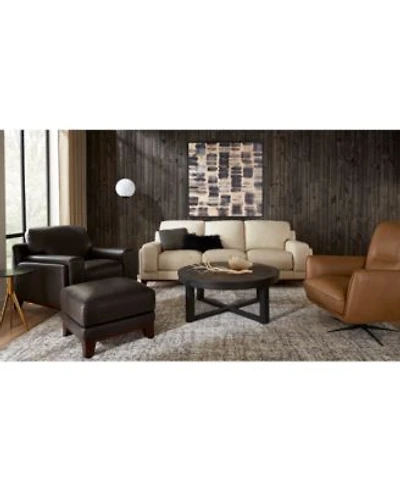 Jeddo Leather Sofa Collection Created For Macys