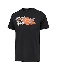 Men's '47 Brand Black Baltimore Orioles Regional Franklin T-shirt