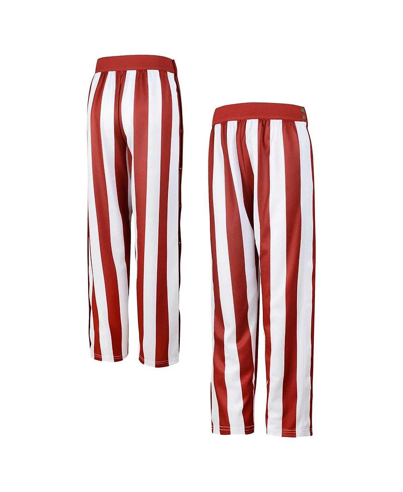 Big Boys Crimson, White Indiana Hoosiers Candy Stripe Pants