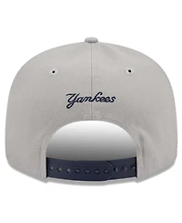 Men's New Era Gray, Navy New York Yankees Band 9FIFTY Snapback Hat