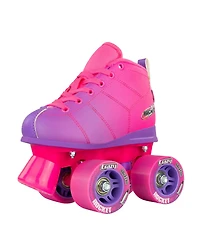 Crazy Skates Adjustable Rocket Roller Skates For Girls And Boys - Great Beginner Kids Quad Skates