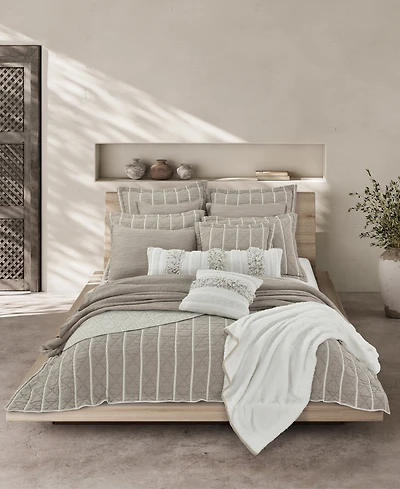 White Sand Playa Cotton Coverlet, King/California King