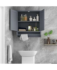 Wall Mounted Bathroom Medicine Cabinet Storage Cupboard
