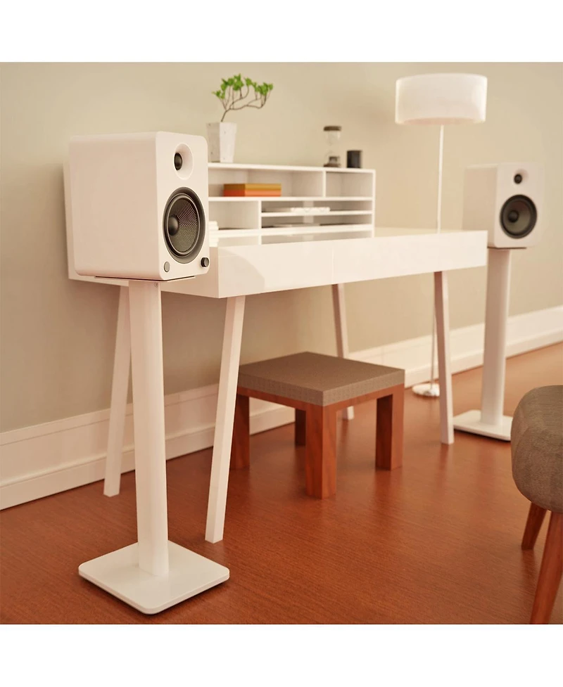 Kanto SP26PL 26" Bookshelf Speaker Stands with Rotating Top Plates and Cable Management - Pair