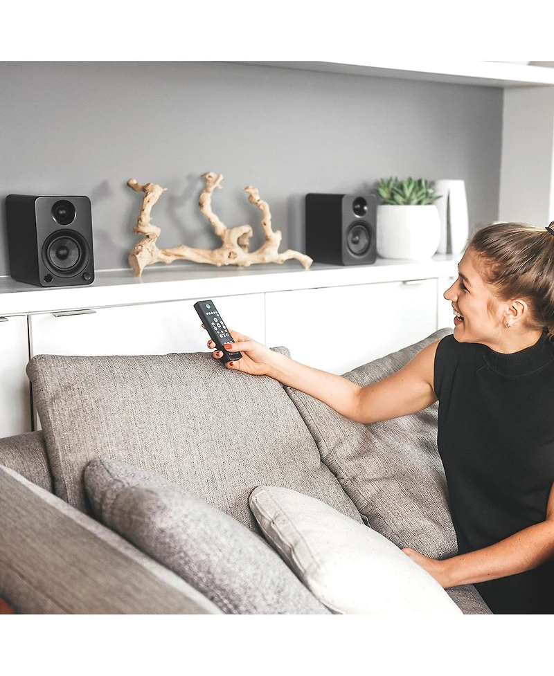 Kanto YU4 Powered Bookshelf Speakers with Built-In Bluetooth - Pair