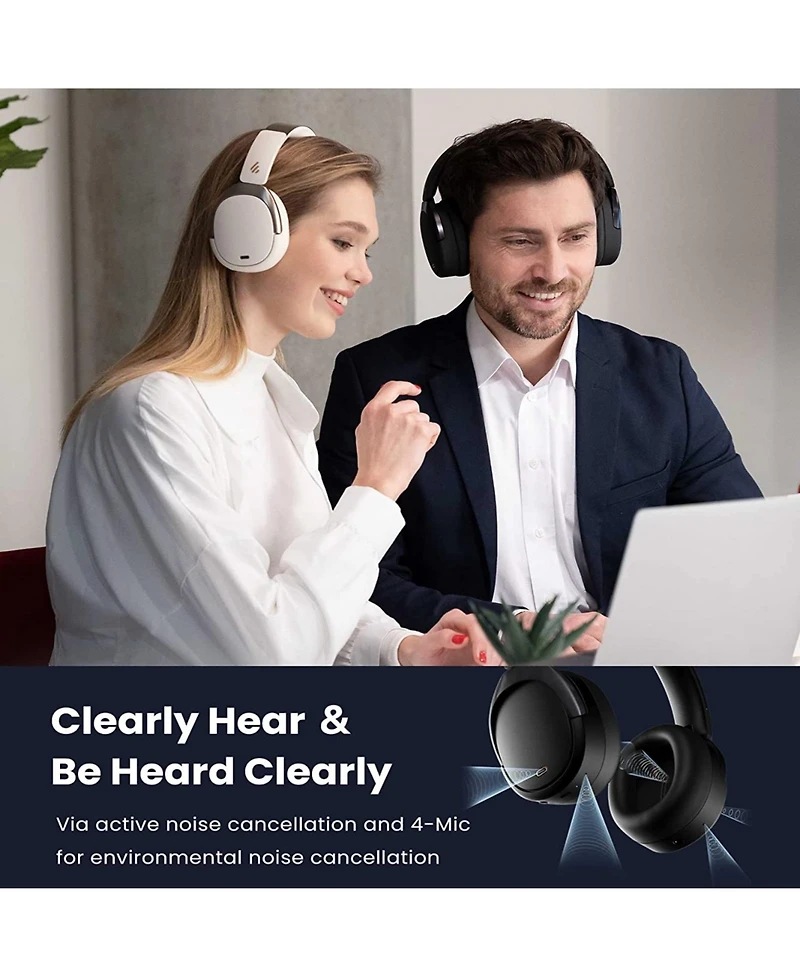 Edifier WH950NB Wireless Headphones - Active Noise Cancelling Headsets - Bluetooth 5.3