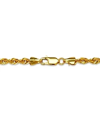 Sparkle Rope Link 20" Chain Necklace (3.6mm) in 14k Gold
