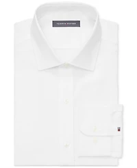 Tommy Hilfiger Men's Slim Fit Th Flex Essentials Wrinkle Resistant Stretch Dress Shirt