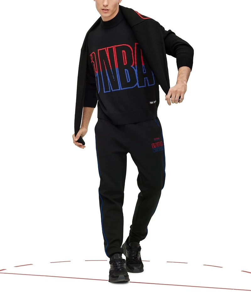 Boss by Hugo Men's Nba Relaxed-Fit Sweater
