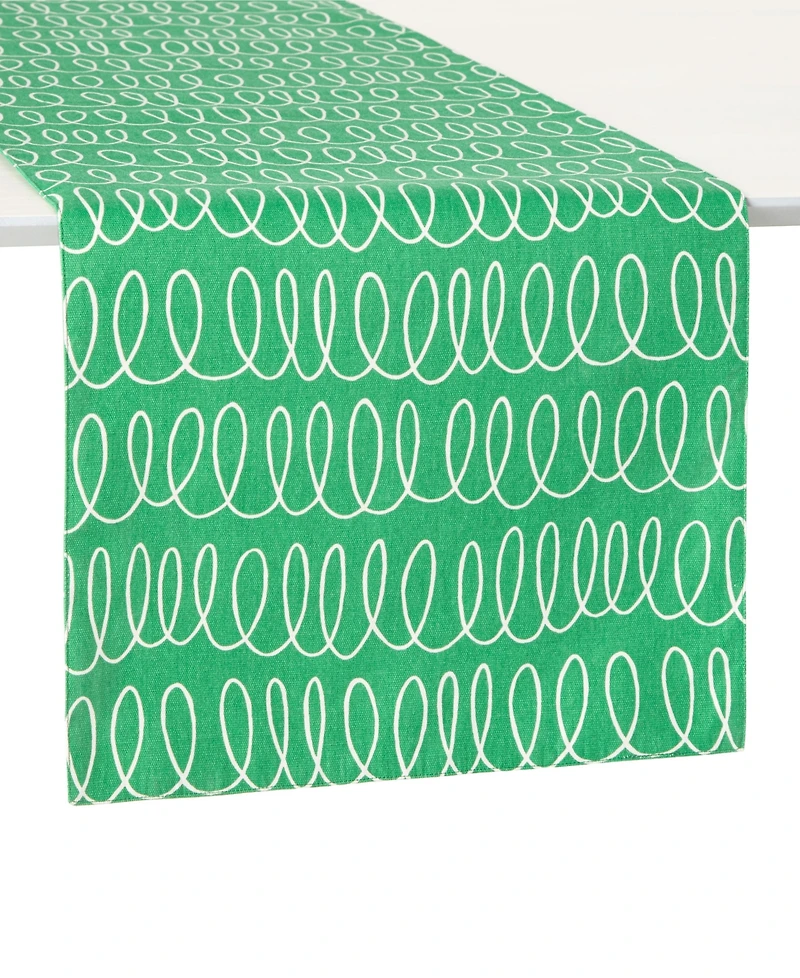 kate spade new york the Loop Joy Dot Reversible Table Runner