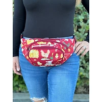 World Traveler Farm Animals 14-Inch Fanny Pack Adjustable Crossbody Waist Pack