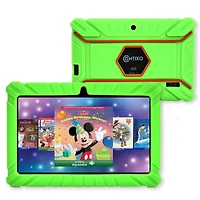 Contixo 7" V8-2 Kids Android 11 Bluetooth Wi-Fi Pro Hd Tablet 32GB Featuring 50 Disney eBooks with 2MP Dual Camera Toddler Child Proof Case
