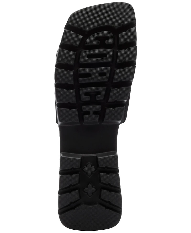 Coach Women's Florence "C" Lug-Sole Slip-On Slide Flat Sandals