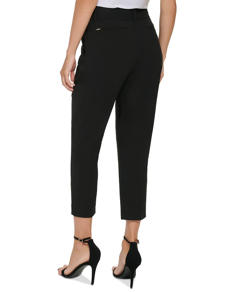 Dkny Women's Tab-Waist D-Ring Ankle Pants
