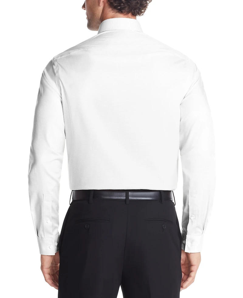Michael Kors Men's Regular Fit Airsoft Stretch Ultra Wrinkle Free Dress Shirt