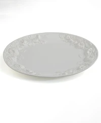 Euro Ceramica Pumpkin Leaf Oval Platter, 20"