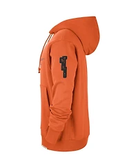 Men's Nike Orange Distressed Phoenix Suns 2023/24 City Edition Courtside Standard Issue Pullover Hoodie