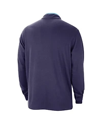 Men's Nike Purple Phoenix Suns 2023/24 City Edition Authentic Coaches Half-Zip Jacket