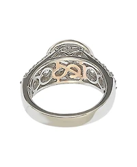 Suzy Levian New York Bridal Sterling Silver Cubic Zirconia Engagement Ring