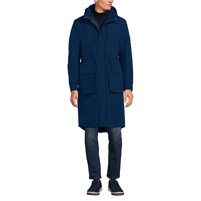 Men's Squall Waterproof Lands End Stadium Squall Coat Shop