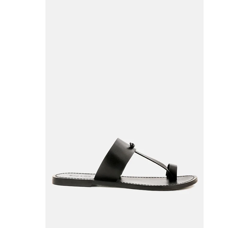 Womens Leona Thong Flat Sandals