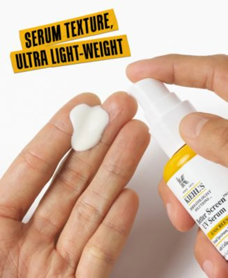 Kiehls Since 1851 Better Screen Uv Serum Spf 50 With Collagen Peptide
