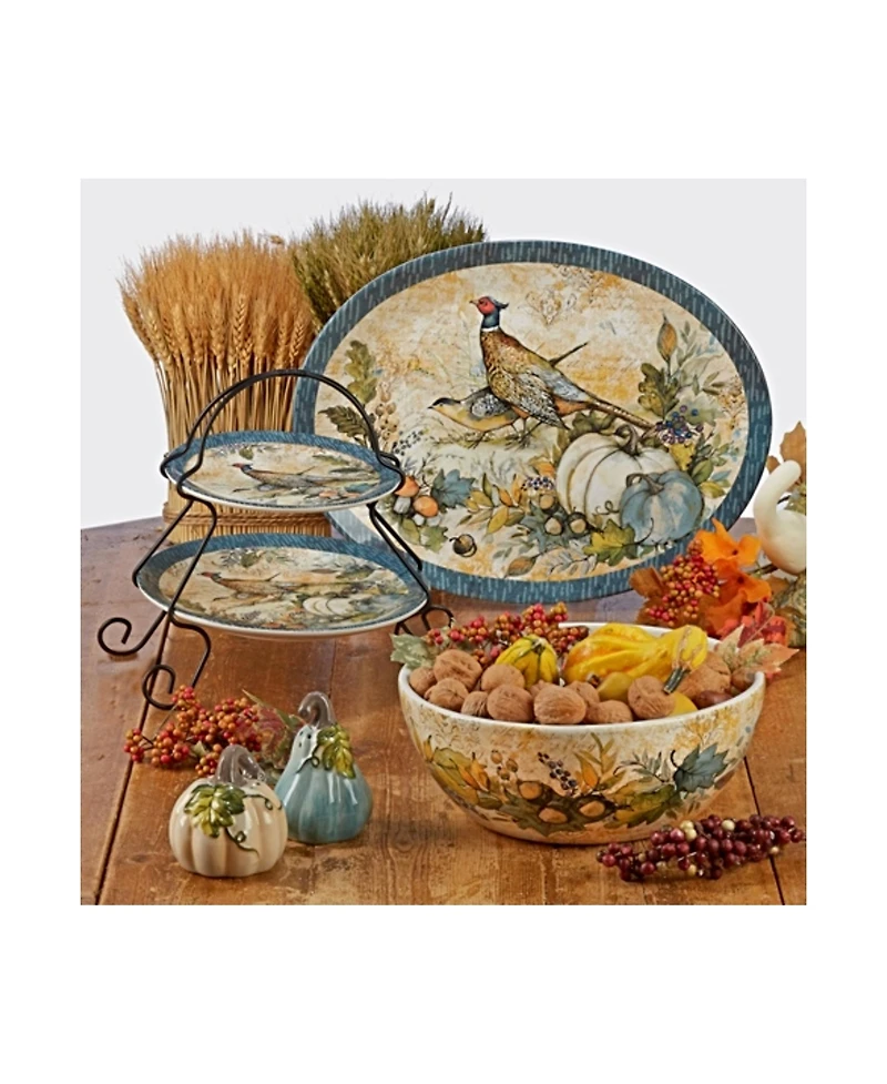 Certified International Harvest Gatherings Oval Platter