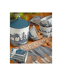 Certified International Fluidity Lodge Square Platter
