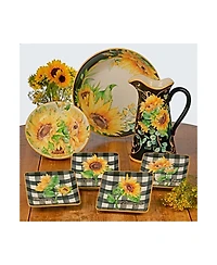 Certified International Sunflower Fields Serving/Pasta Bowl