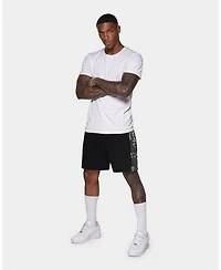 Xxiii Mens Kardeiz Paisley Panel Shorts