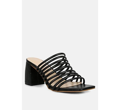 fairleigh Womens strappy slip on sandals