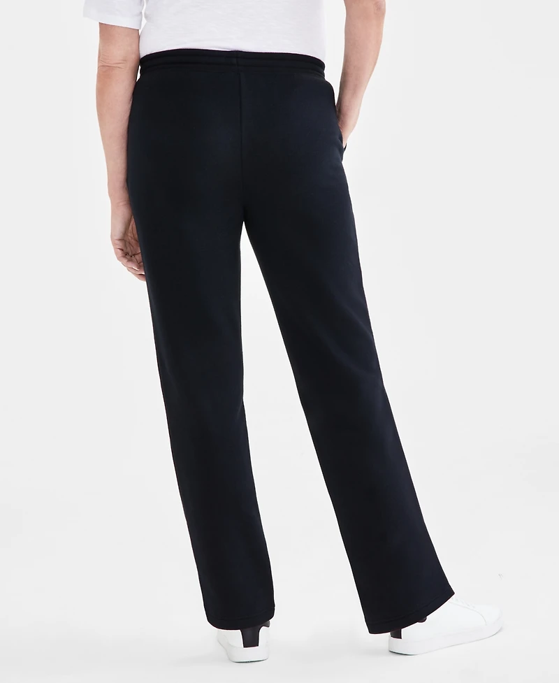 Style & Co Petite Cotton Fleece Drawstring Sweatpants, Created for Macy's