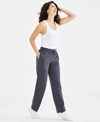 Style & Co Women's Petite Mid-Rise Drawstring-Waist Sweatpants, Created for Macy's