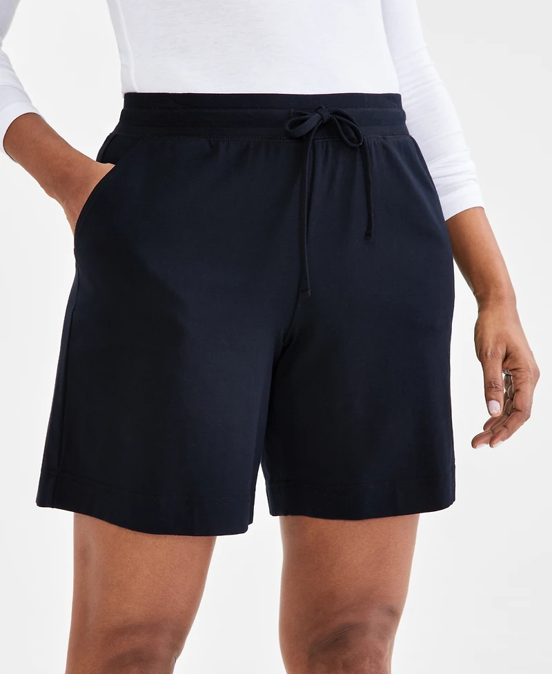 Style & Co Women's Mid Rise Sweatpant Shorts