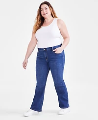 Style & Co Plus Mid-Rise Curvy Bootcut Jeans, Exclusively at Macy's