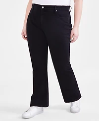 Style & Co Plus Mid-Rise Curvy Bootcut Jeans, Exclusively at Macy's